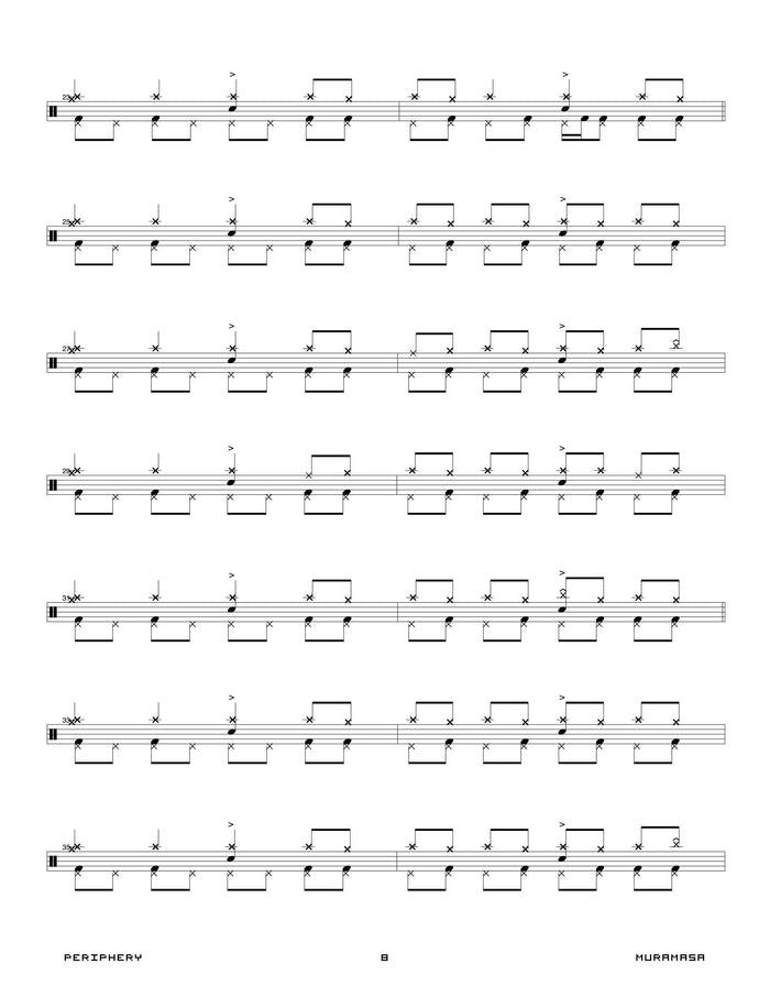 Printed Drum Book, Digital Drum Book