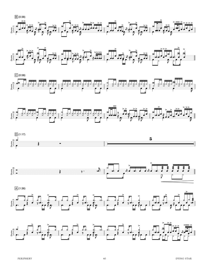 Printed Drum Book, Digital Drum Book