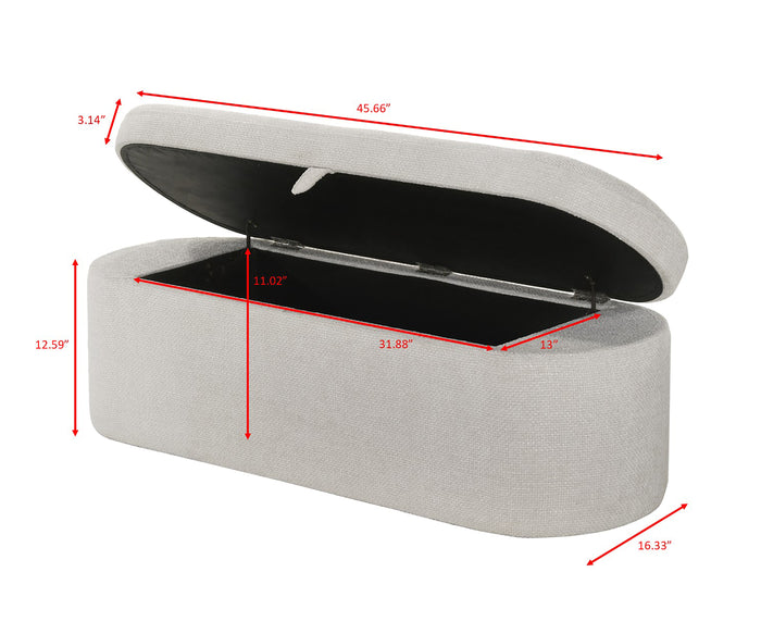 Philipa Storage Bench Tweed