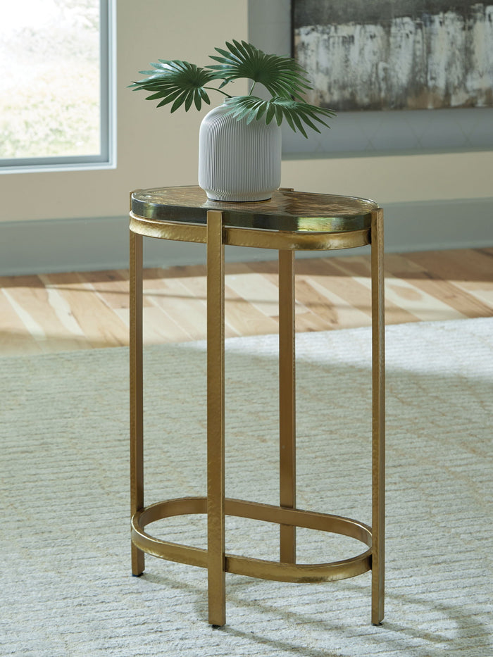 Porterville - Accent Table - Gold Finish - view 2