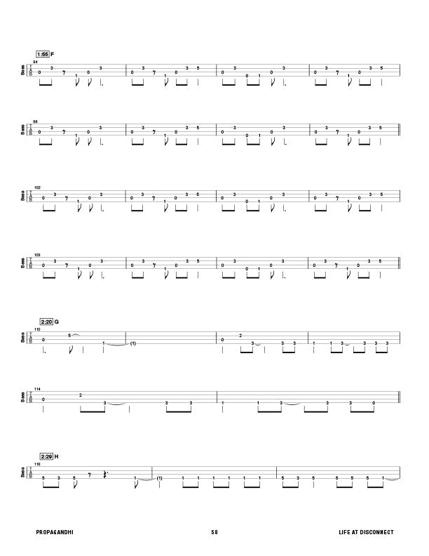 Printed Bass Book, Digital Bass Book