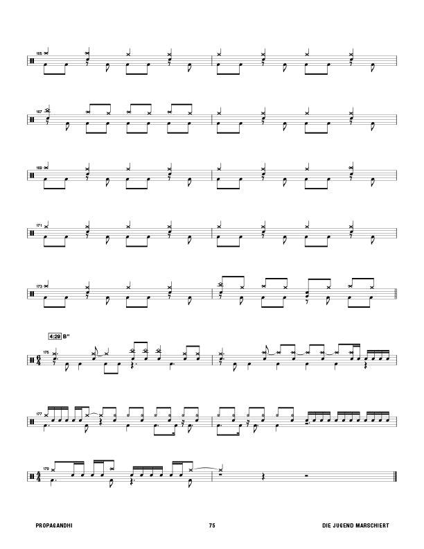 Printed Drum Book, Digital Drum Book