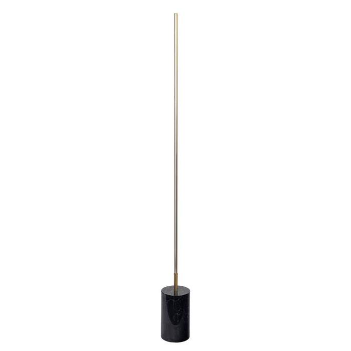 Prism - LED Floor Lamp With On / Off Switch Faux Marble Base - Gold / Marble by Ashcroft Furniture | Bel Furniture