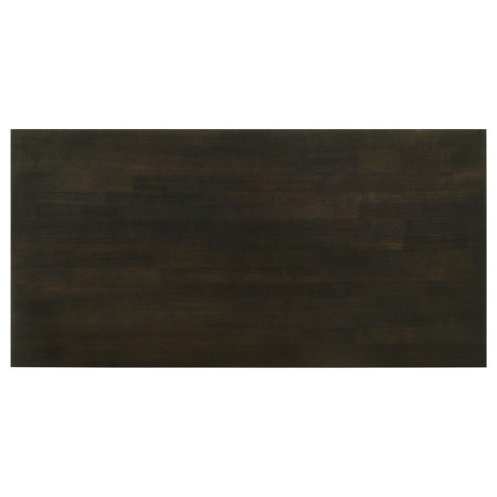 Rachelle - 3 Piece Rectangular Coffee Table Set - Deep Merlot