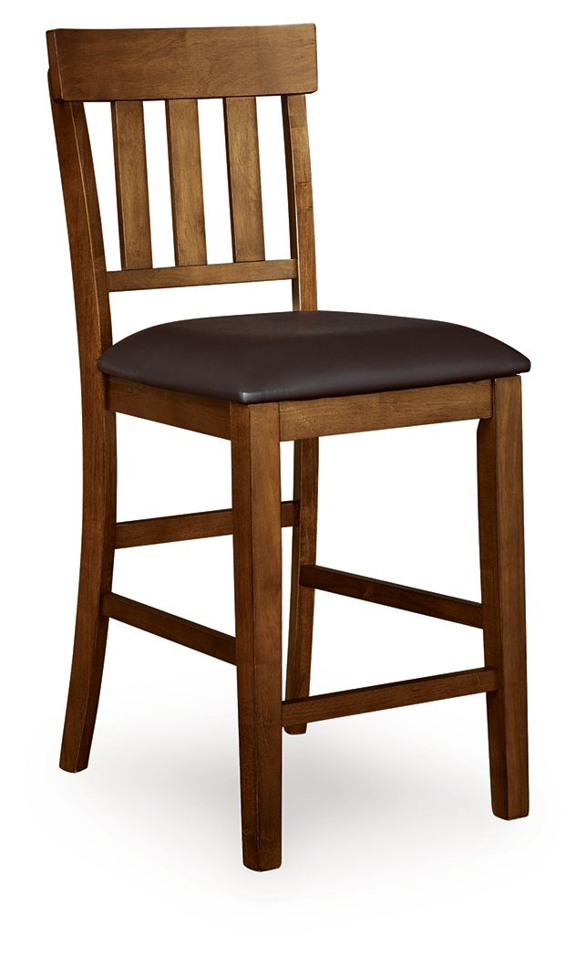 Ralene - Upholstered Barstool (Set of 2) - Medium Brown - view 3