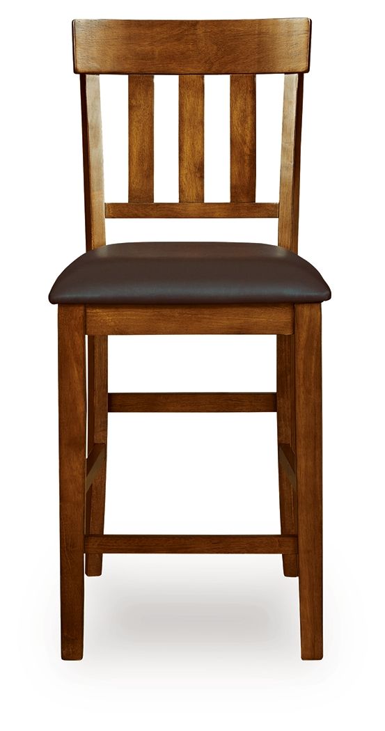 Ralene - Upholstered Barstool (Set of 2) - Medium Brown - view 5
