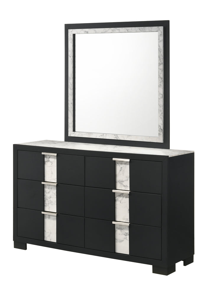 Rangley Dresser Mirror - Black