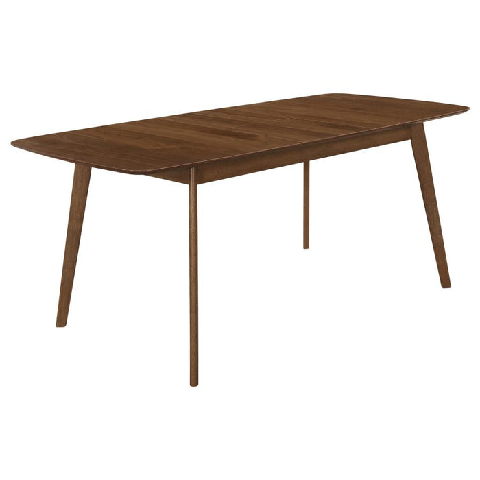 Redbridge Extension Leaf Dining Table Natural Walnut