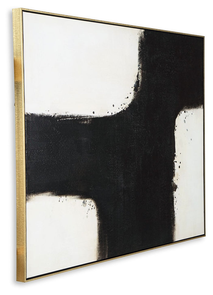 Reighlea - Black / White - Wall Art by Signature Design by Ashley® | Bel Furniture