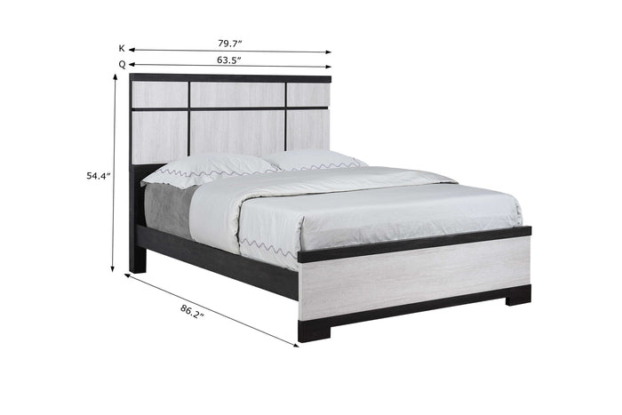 Remington Bed Chalk/Ebony