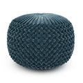 Renee - Handcrafted Round Pouf - view 2