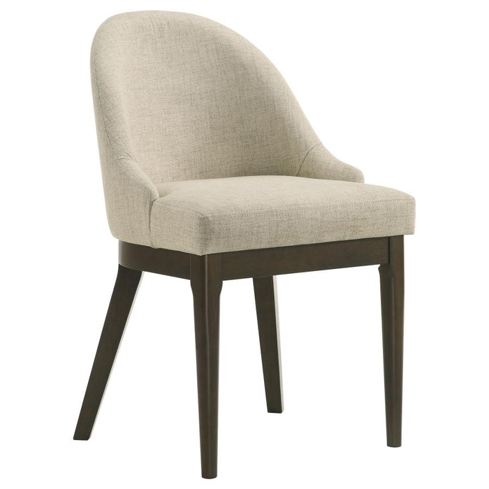 Reseda - Upholstered Dining Side Chair (Set of 2) - Beige