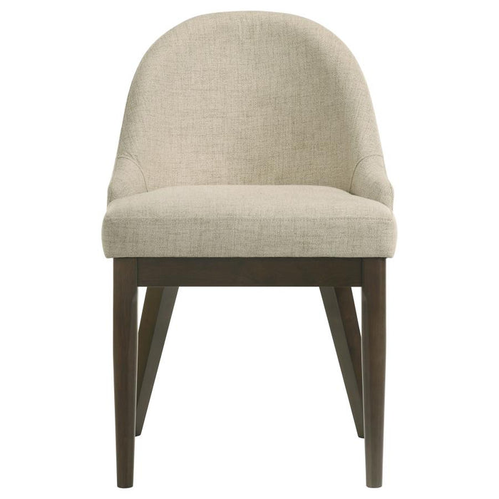 Reseda - Upholstered Dining Side Chair (Set of 2) - Beige