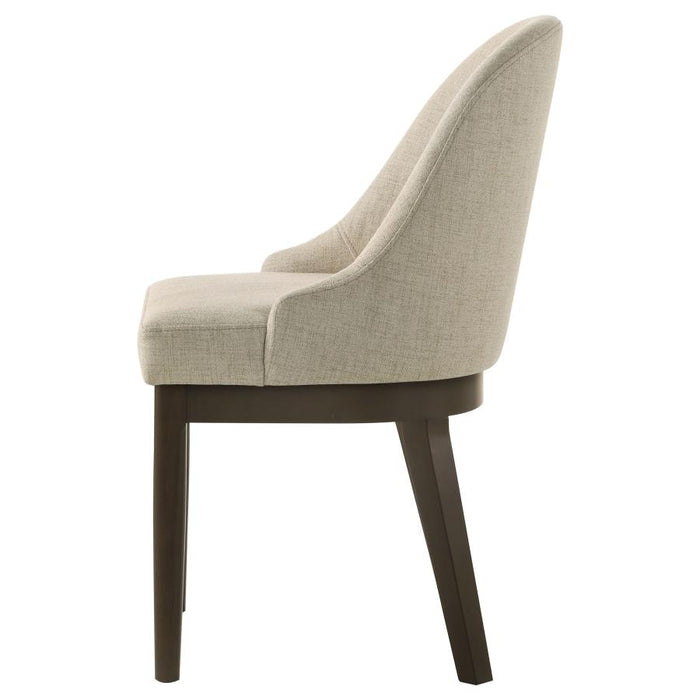 Reseda - Upholstered Dining Side Chair (Set of 2) - Beige