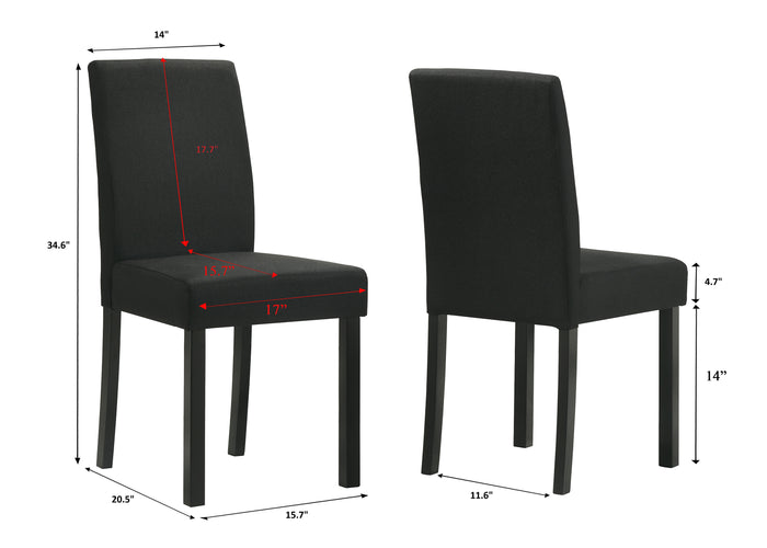 Resia Dining Chair Black