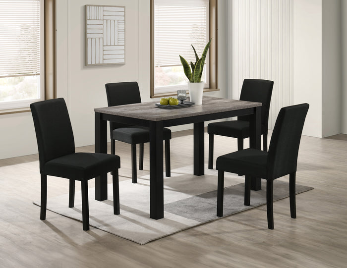 Resia Dining Table-Concrete