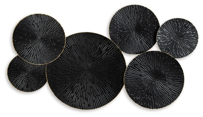 Rhetlen - Black / Gold Finish - Wall Decor by Signature Design by Ashley® | Bel Furniture