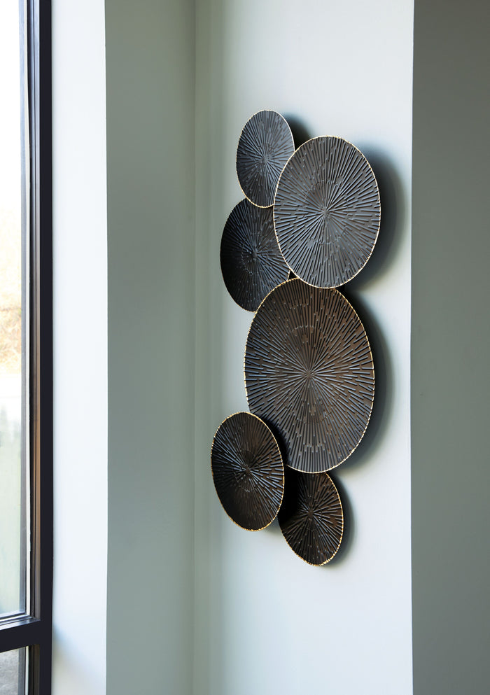 Rhetlen - Black / Gold Finish - Wall Decor by Signature Design by Ashley® | Bel Furniture