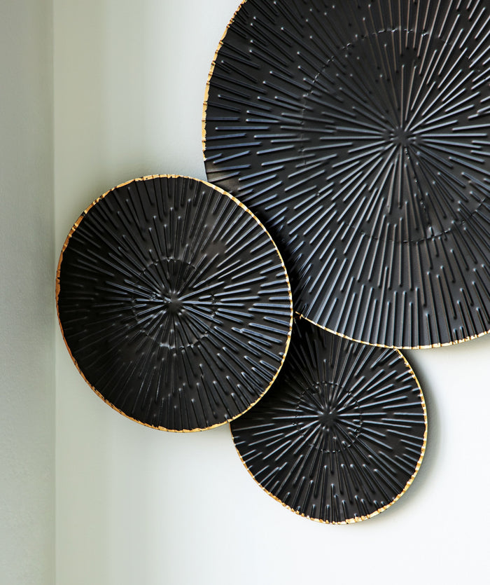 Rhetlen - Black / Gold Finish - Wall Decor by Signature Design by Ashley® | Bel Furniture