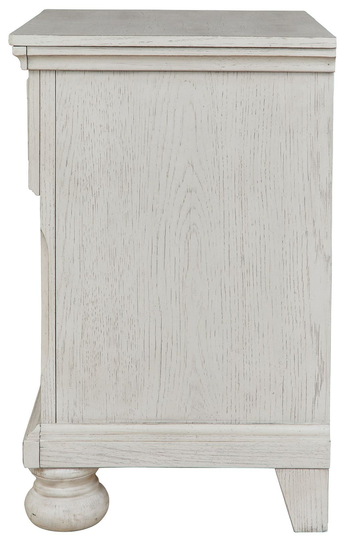Robbinsdale - Antique White - One Drawer Night Stand by Signature Design by Ashley® | Bel Furniture