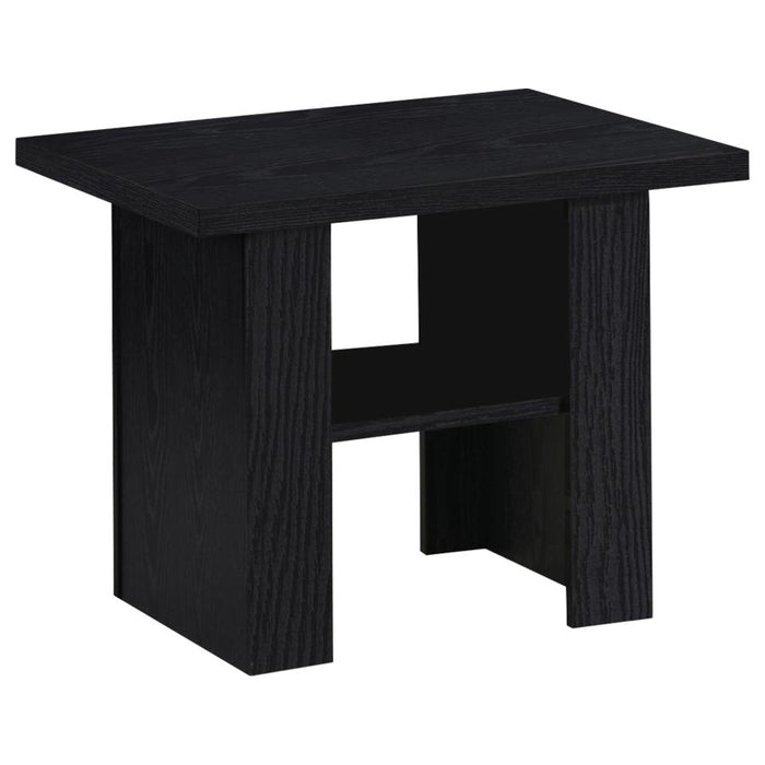 Rodez - 3 Piece Engineered Wood Coffee Table Set - Black Oak