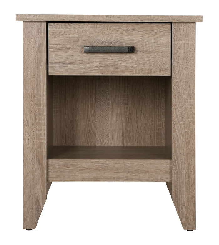 Roller Drawer Glides Nightstand