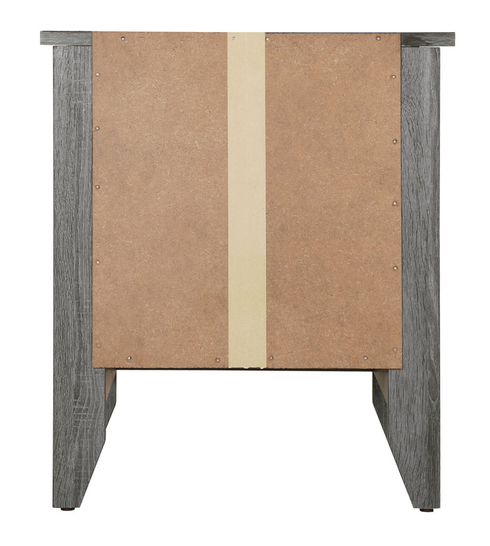 Roller Drawer Glides Nightstand