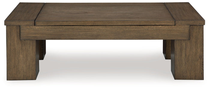 Rosswain - Warm Brown - Lift Top Cocktail Table by Signature Design by Ashley® | Bel Furniture