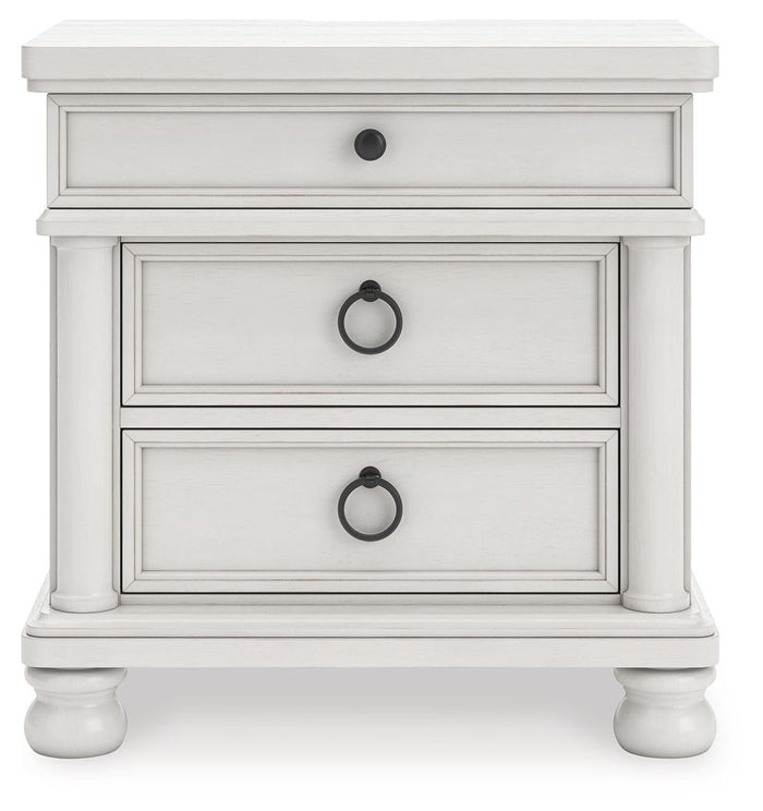 Rowlenstown - Three Drawer Night Stand - view 7