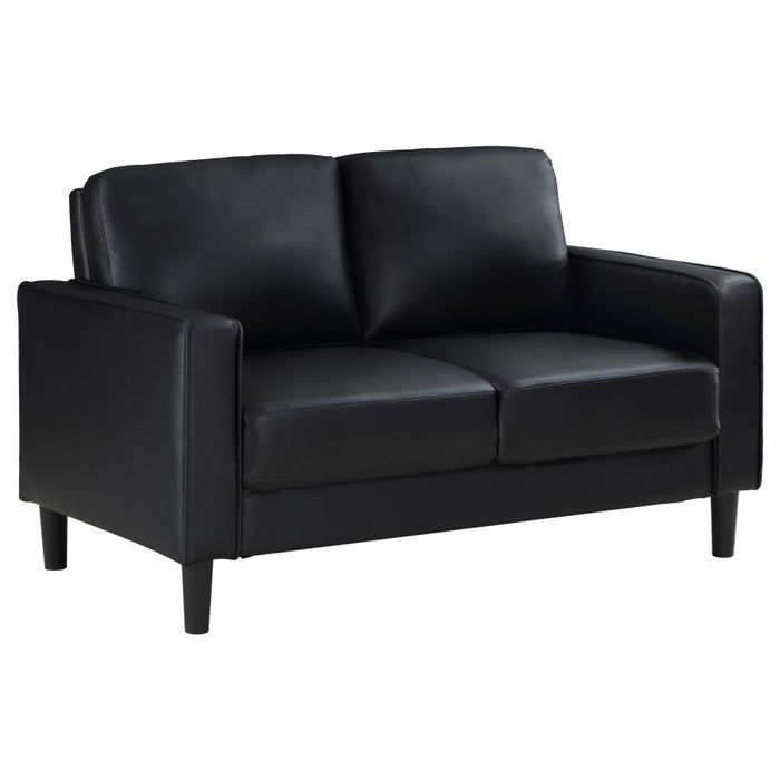 Ruth Upholstered Track Arm Loveseat