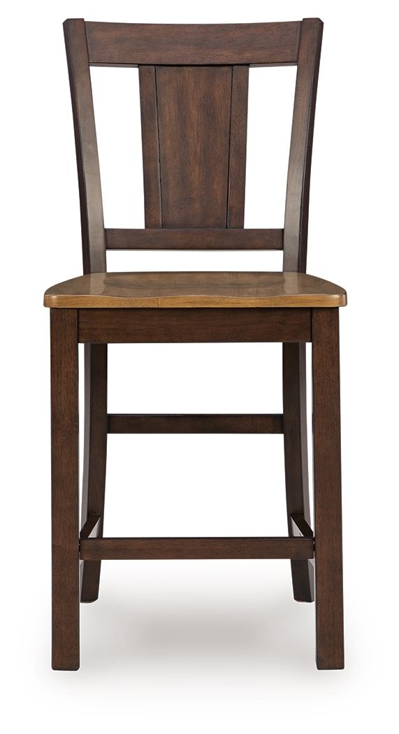 Rylandeen - Barstool (Set of 2) - Light Brown / Dark Brown - view 5