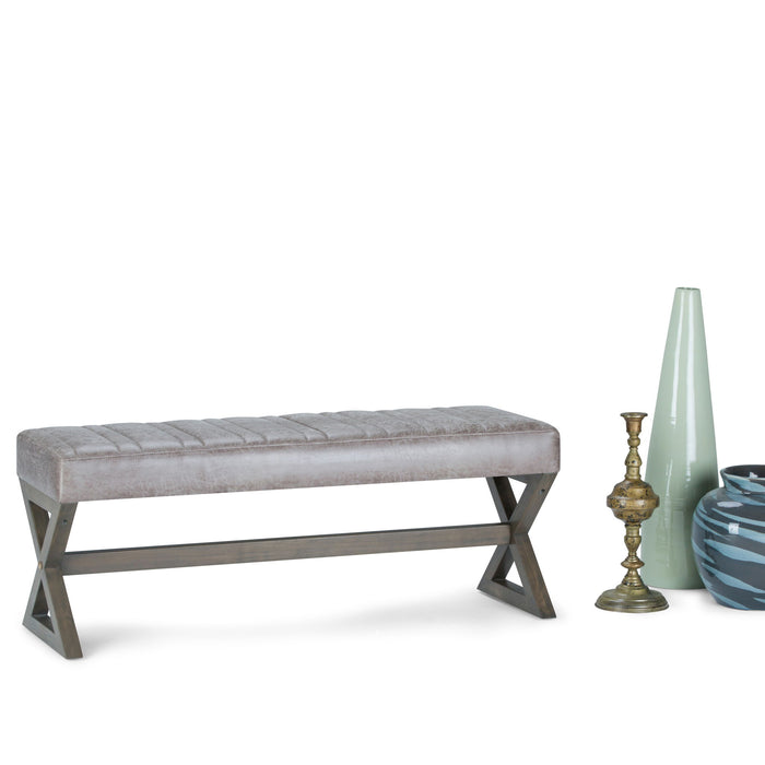 Salinger - Large Upholstered Ottoman Bench - view 6