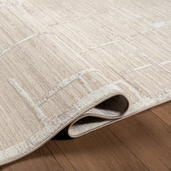.Samira Silver Power-Loomed Area Rug - 6' 6" x 9' 0"