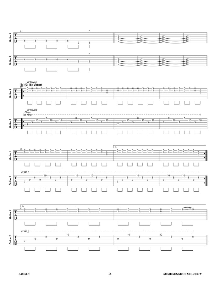 Printed Guitar Book, Digital Guitar Book