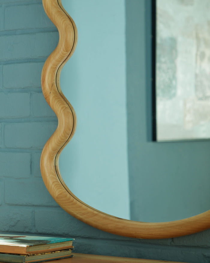 Serendis - Accent Mirror - Brown - view 2