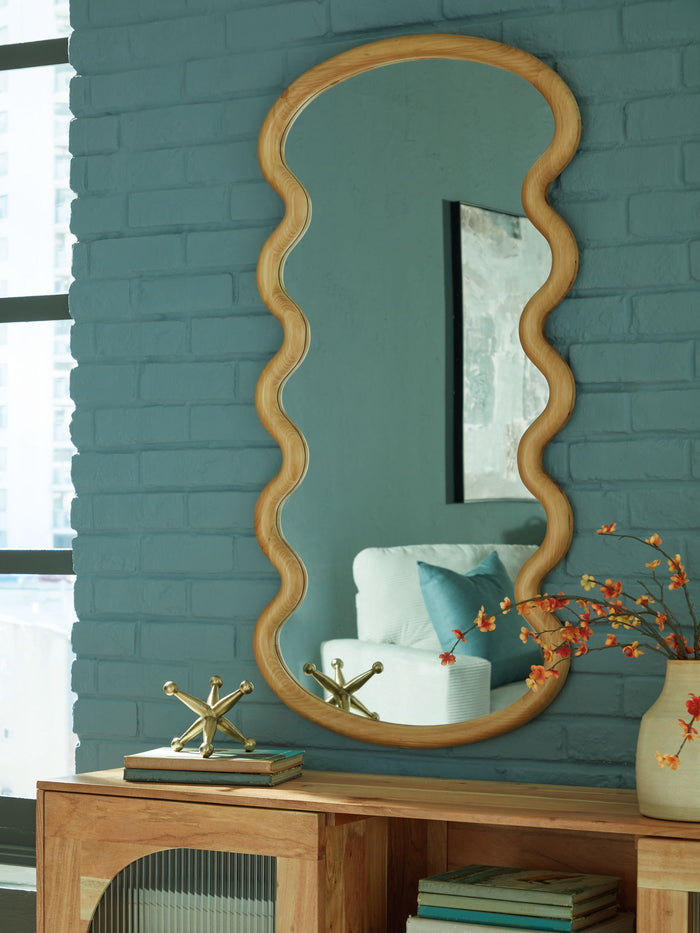 Serendis - Accent Mirror - Brown - view 5