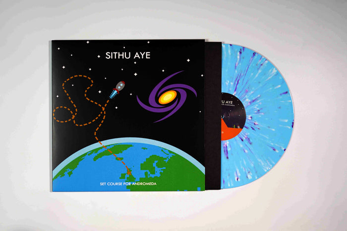 2xLP Baby Blue with White + Orchid Splatter