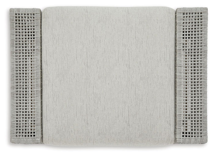 Seton Creek - Gray - Ottoman With Cushion by Signature Design by Ashley® | Bel Furniture