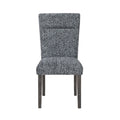 Sharon Dining Chair With Extended Back (Set of 2) Gray