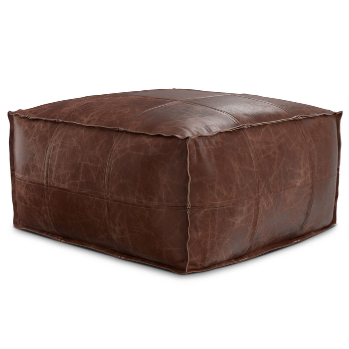 Sheffield - Handcrafted Square Pouf - view 2