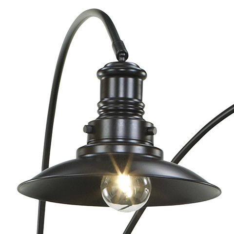Sheriel - Black - Metal Arc Lamp by Signature Design by Ashley® | Bel Furniture