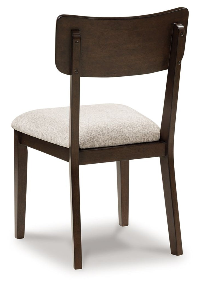 Mallenette - Dining Upholstered Side Chair (Set of 2) - Merlot - view 3