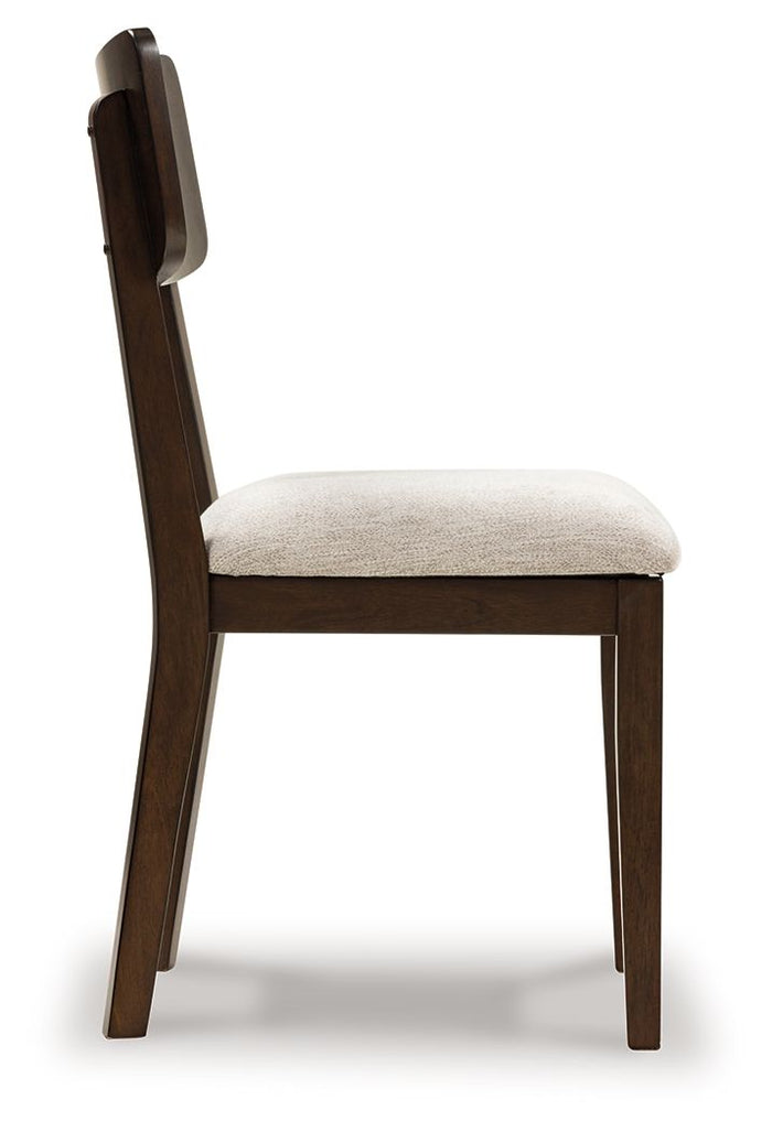 Mallenette - Dining Upholstered Side Chair (Set of 2) - Merlot - view 8