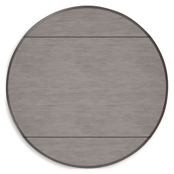 Shullden - Gray - Round Drm Drop Leaf Table by Signature Design by Ashley® | Bel Furniture