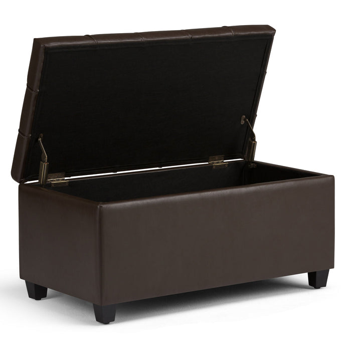Sienna - Transitional Storage Ottoman Bench - view 6