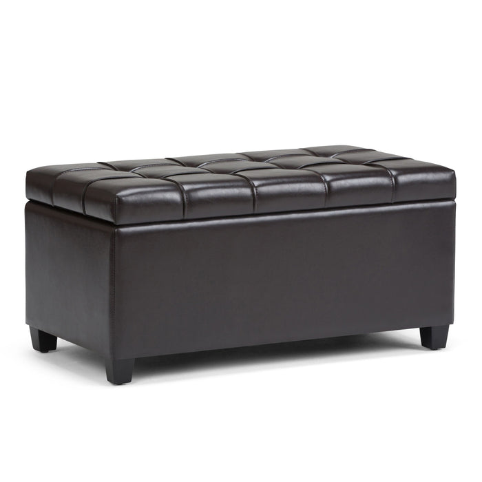 Sienna - Upholstered Storage Ottoman Bench - view 3