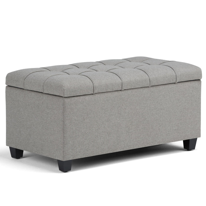 Sienna - Upholstered Storage Ottoman Bench - view 4
