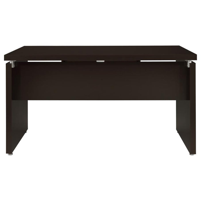 Skylar - Computer Desk With Keyboard Drawer - Cappuccino