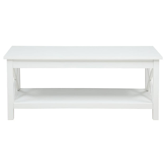 Skyview - 44" Rectangular Lift Top Coffee Table - White