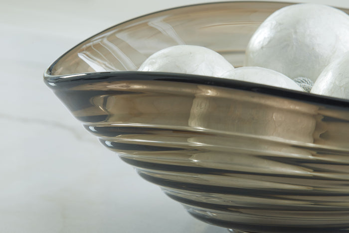 Solariston - Gray / Brown - Bowl by Signature Design by Ashley® | Bel Furniture